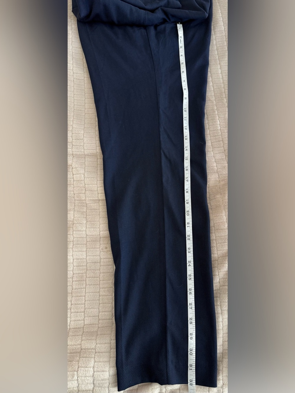 Zara Men's Dark Navy Dress Trousers - Picture 4 of 7